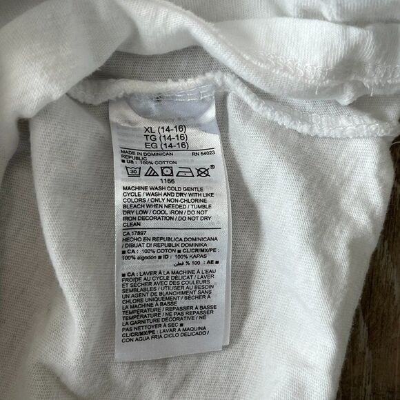 Old Navy Kids White Short Sleeve T-Shirt Keepin It Magical Unicorn Graphic Tee - Picture 12 of 13